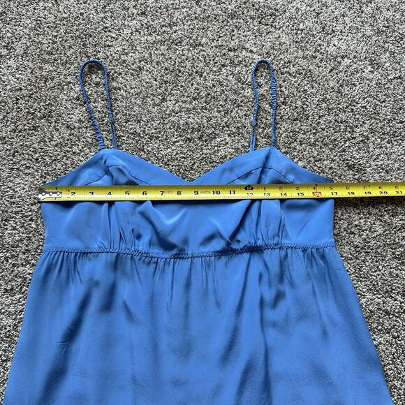 Lilly Pulitzer periwinkle blue silk tank top size M - Picture 10 of 11